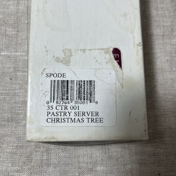 Spode Christmas Tree Handled Meat Fork In Box EUC Vintage - Picture 6 of 6